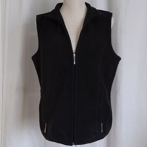 Black Vest with Zippers